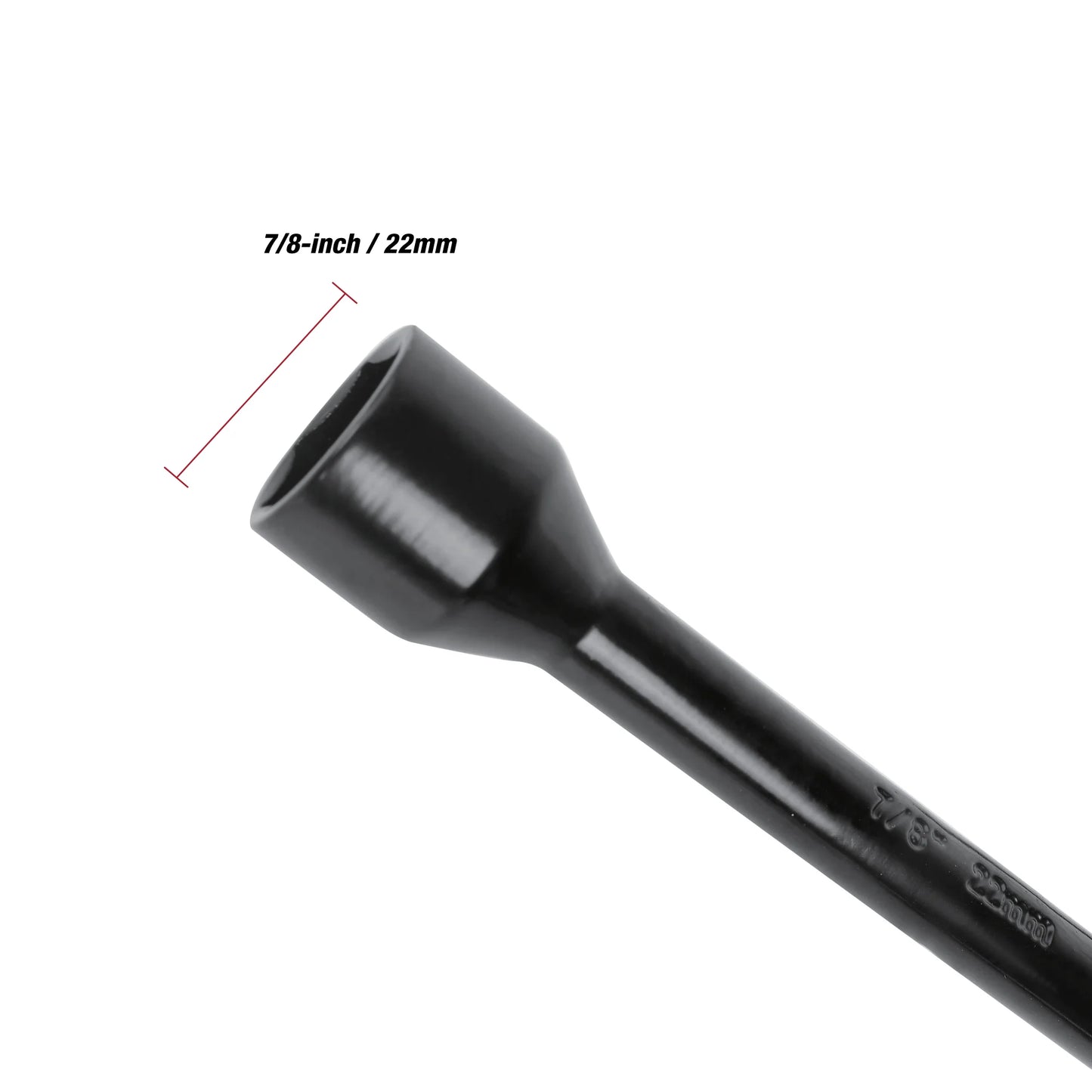 Heavy Duty Lug Wrench, Carbon Steel, Tire Iron 16-inch, Black
