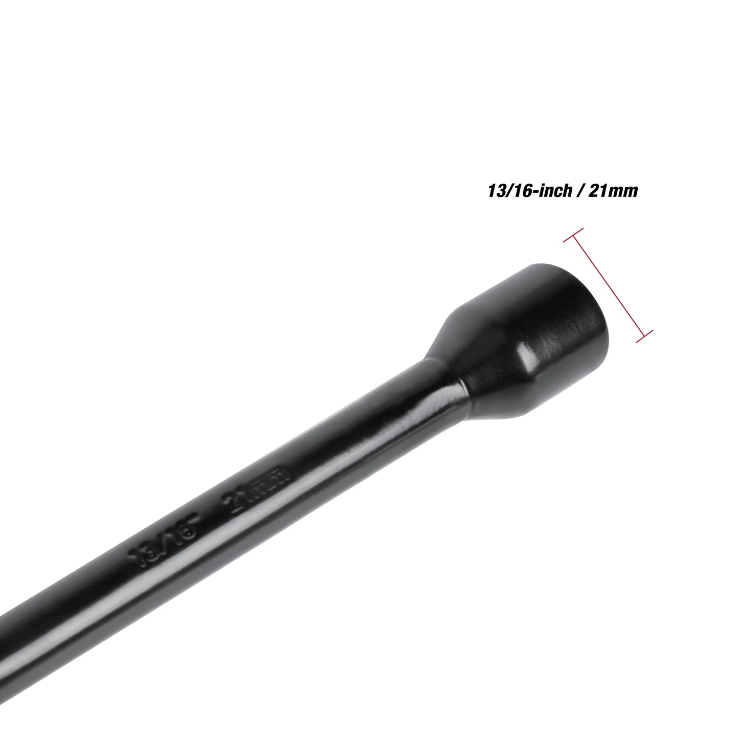 Heavy Duty Lug Wrench, Carbon Steel, Tire Iron 20-inch, Black
