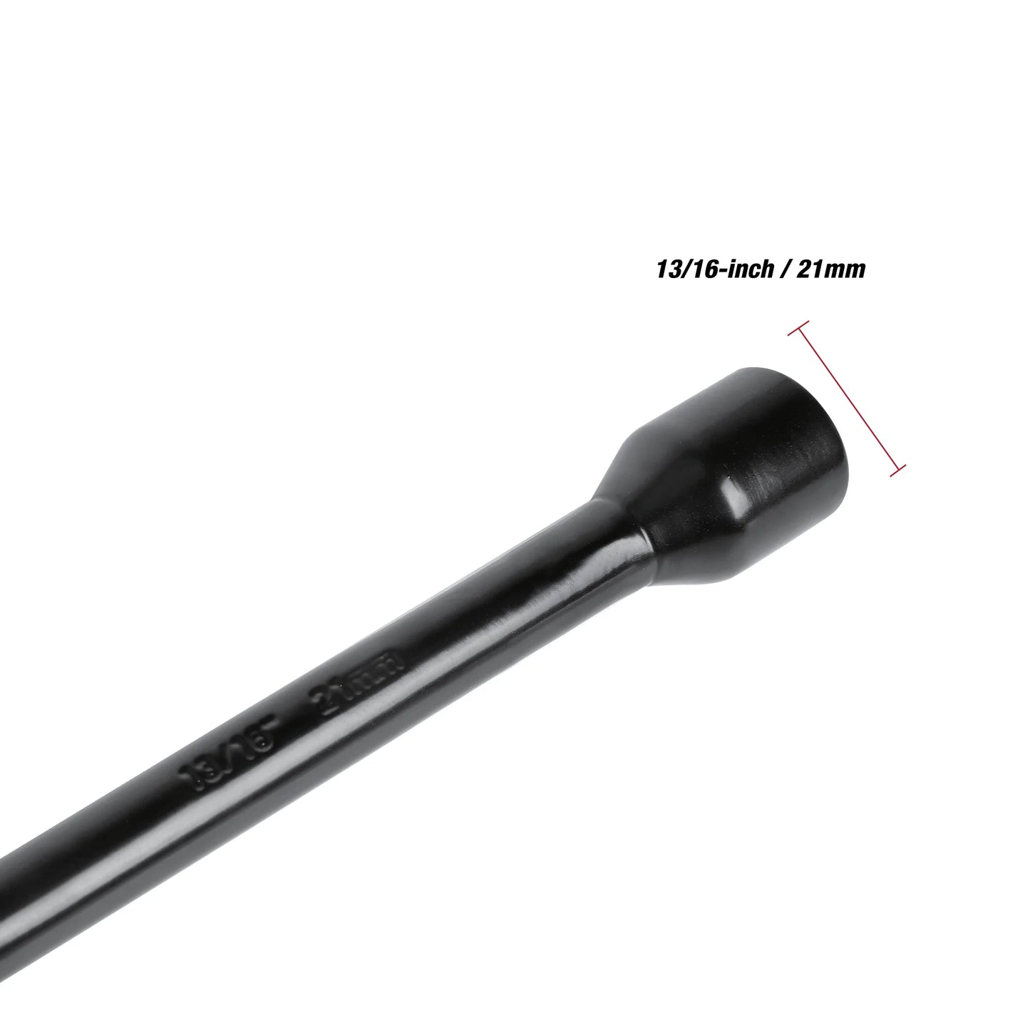 Heavy Duty Lug Wrench, Carbon Steel, Tire Iron 16-inch, Black