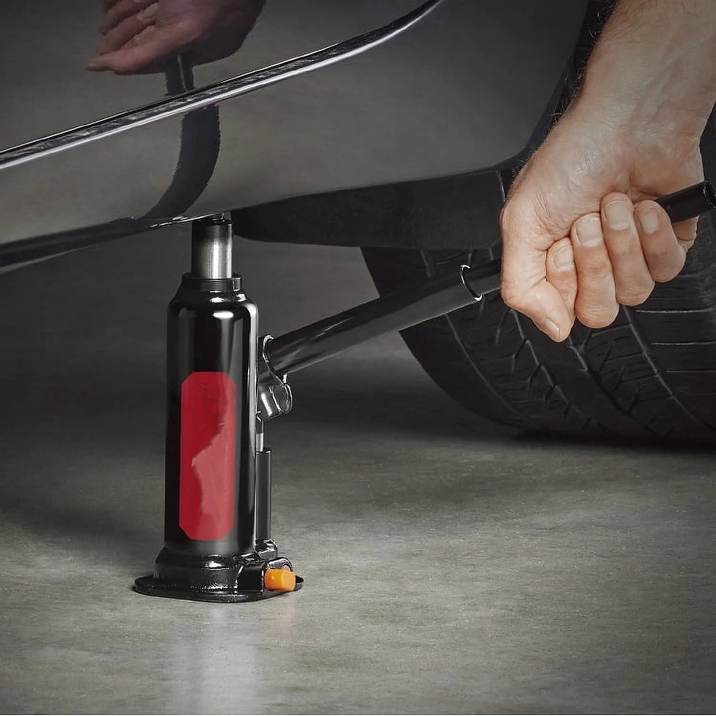 Bottle Jack, 2 Ton Black