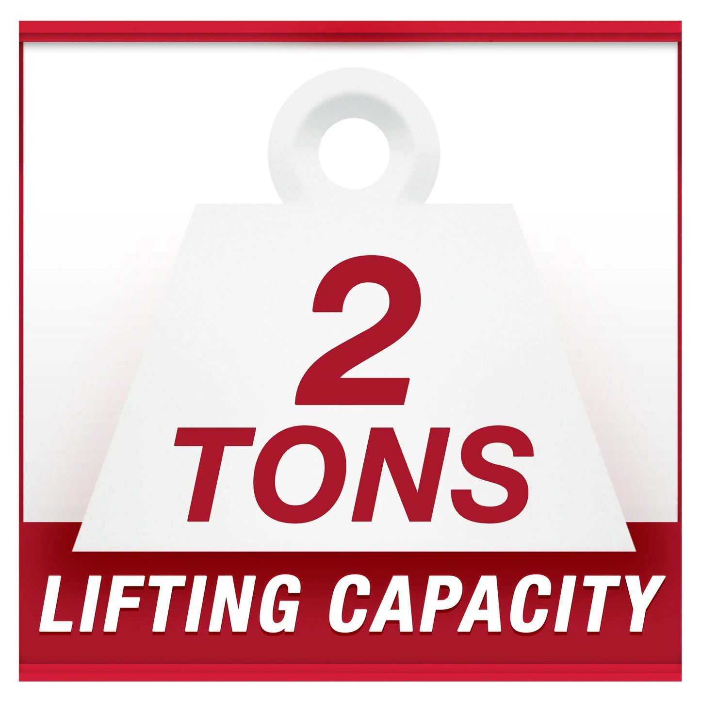 Trolley Jack, 2 Ton Black and Red